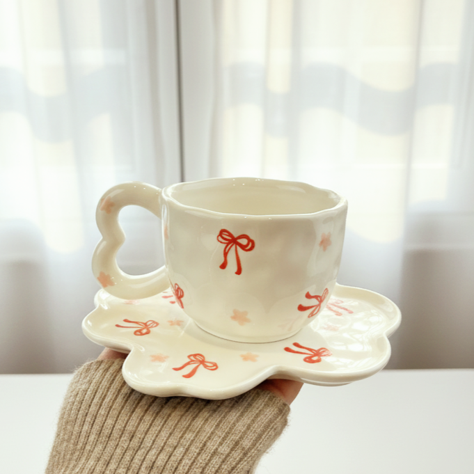 Flowery Bow Cup
