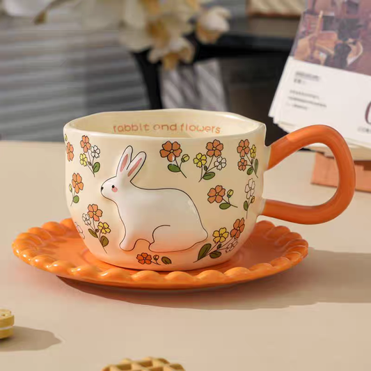 Flowery Bunny Cup