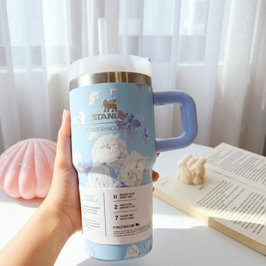 Blue Flowery Stanley 500 Ml