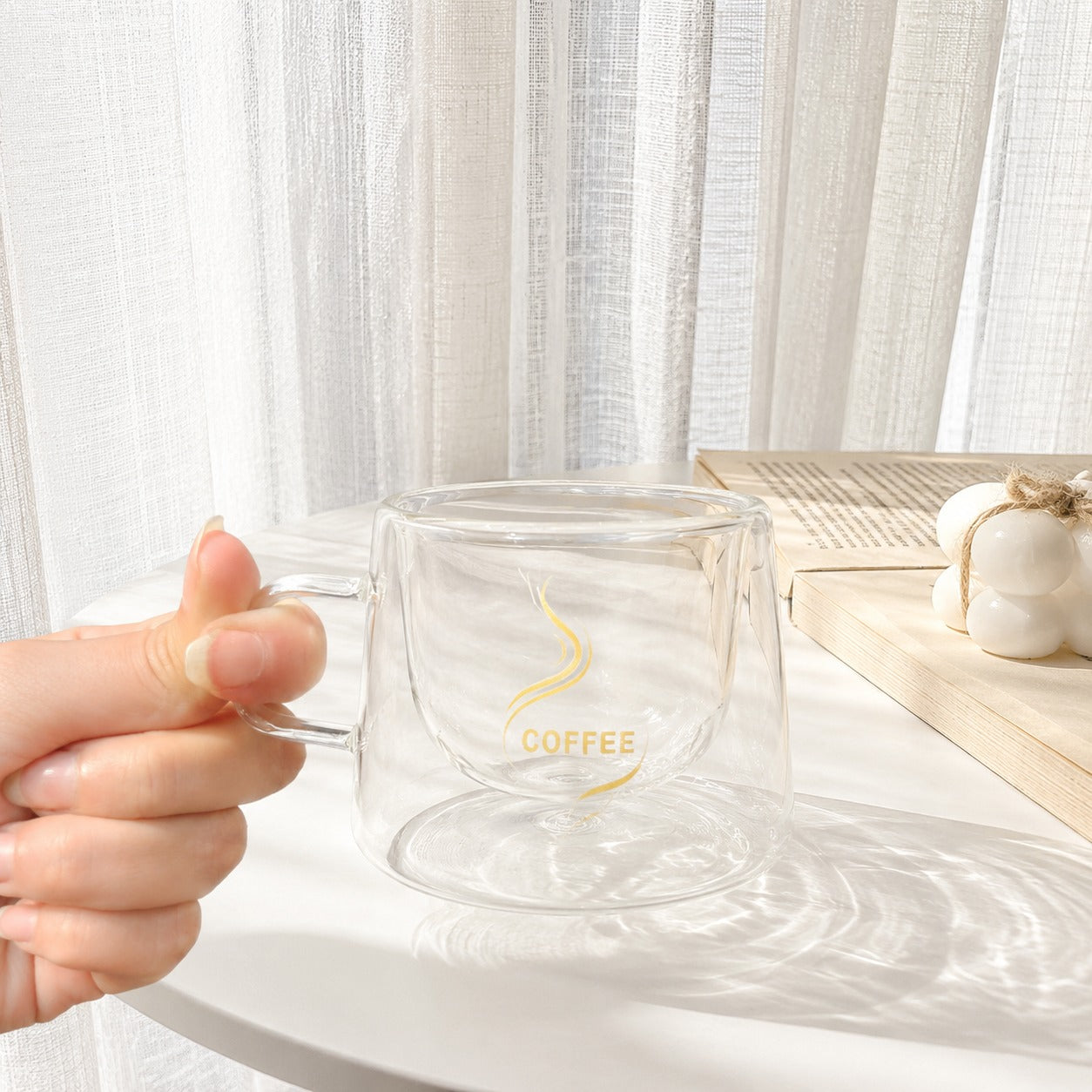 Coffee Cup Double Glass