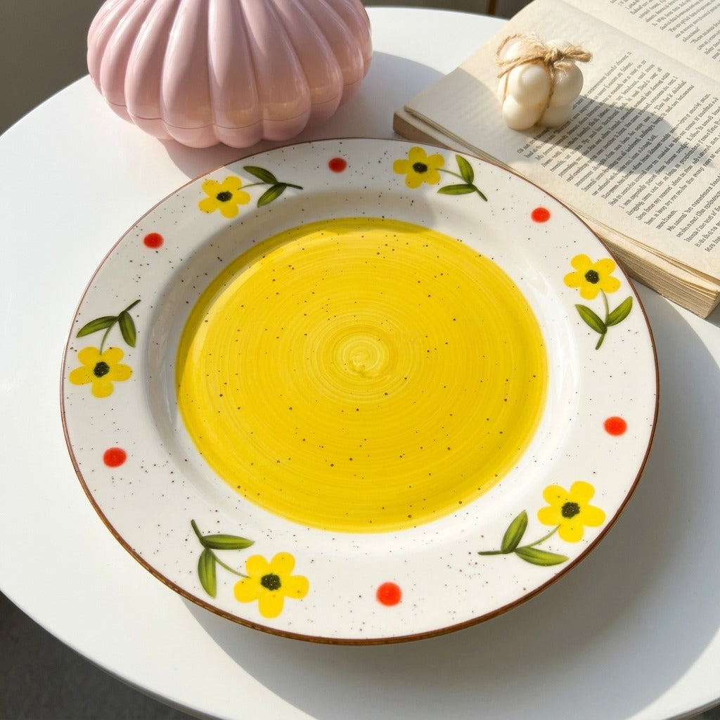Yellow Bloom Plate