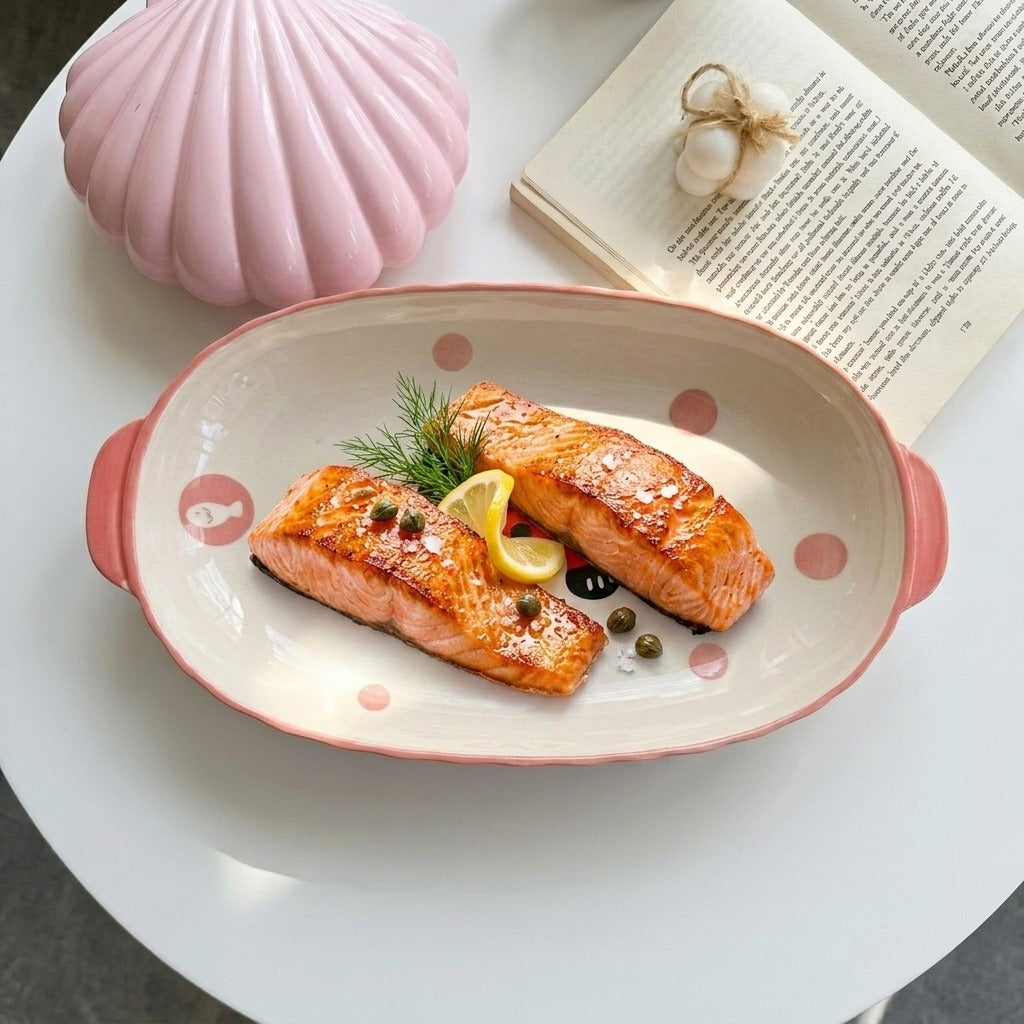 Kitty serving dish