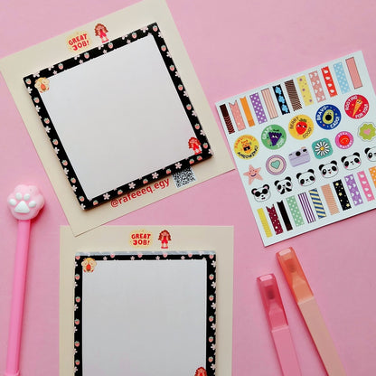 Strawberry Memopad