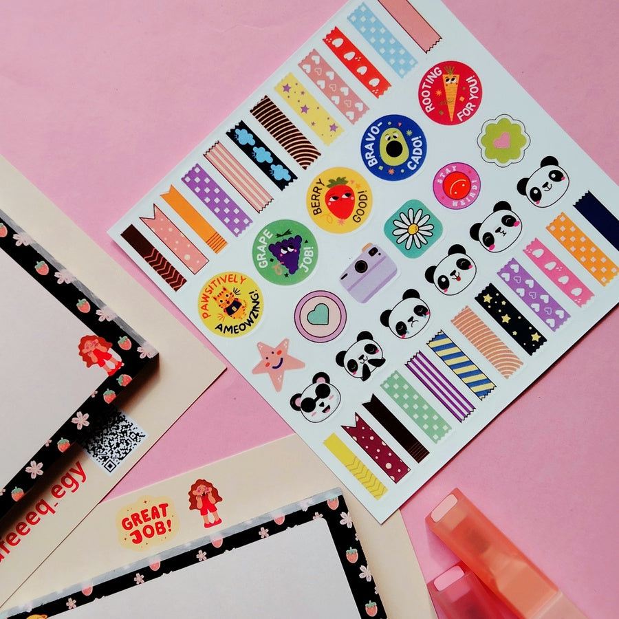 Strawberry Memopad