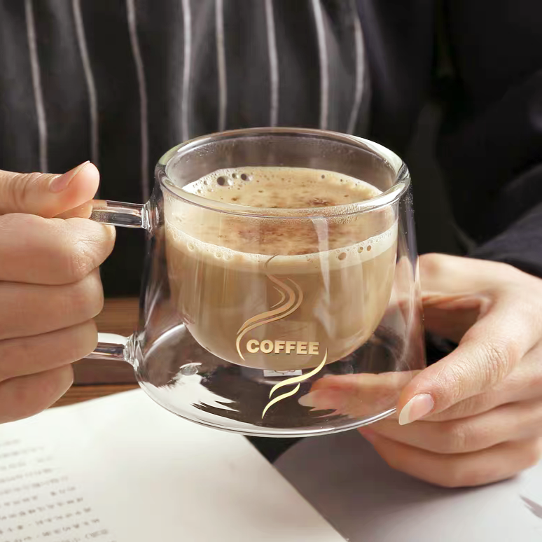 Coffee Cup Double Glass