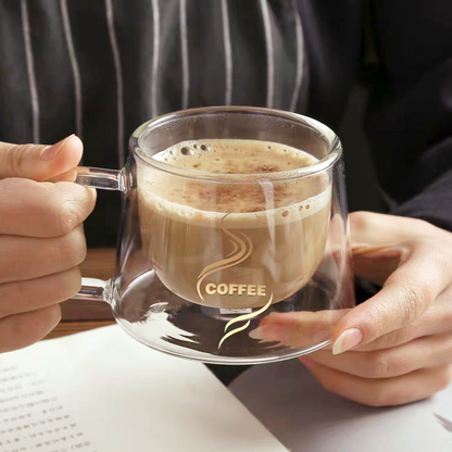 Coffee Cup Double Glass