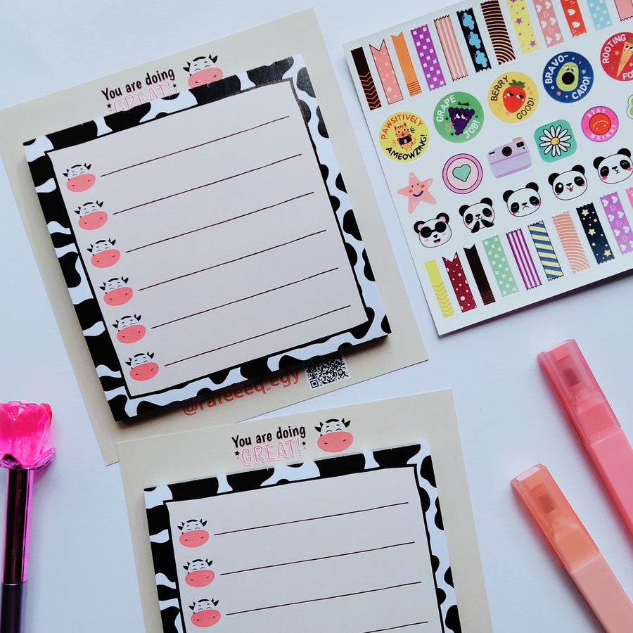 Cow Memopad