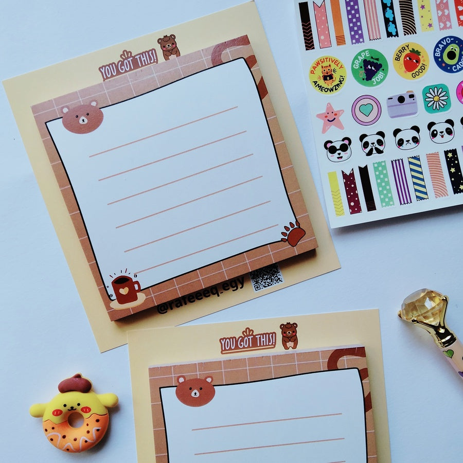 Brown Bear MemoPad