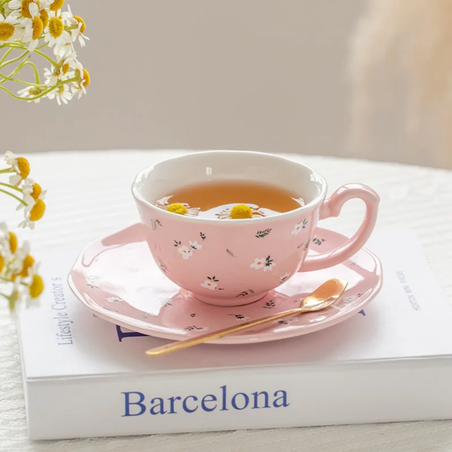 Colourful Flowery Cup