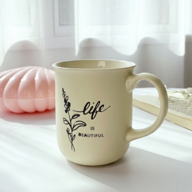 Flowery Quotes Mug