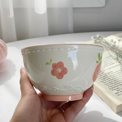 Pink Strawberry Bowl