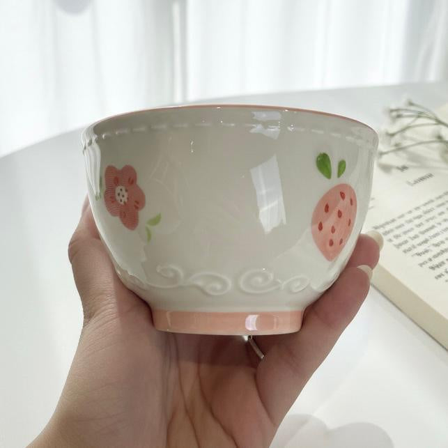 Pink Strawberry Bowl