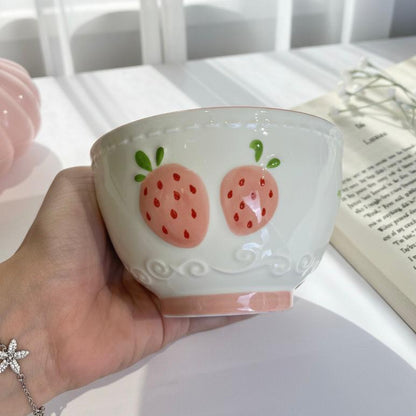 Pink Strawberry Bowl
