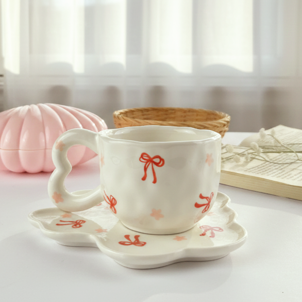 Flowery Bow Cup