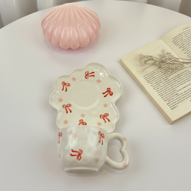 Flowery Bow Cup