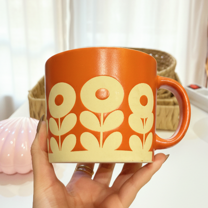 Flowery Art Mug