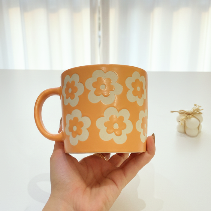 Flowery Art Mug