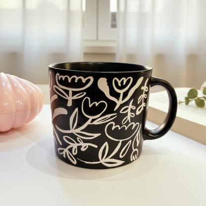 Flowery Art Mug