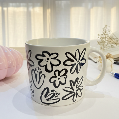 Flowery Art Mug