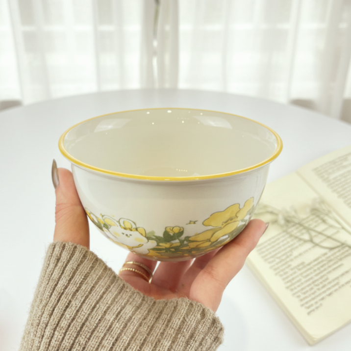 Bear&Flowery Bowl