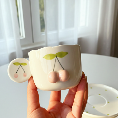 Elegant Cherry Cup