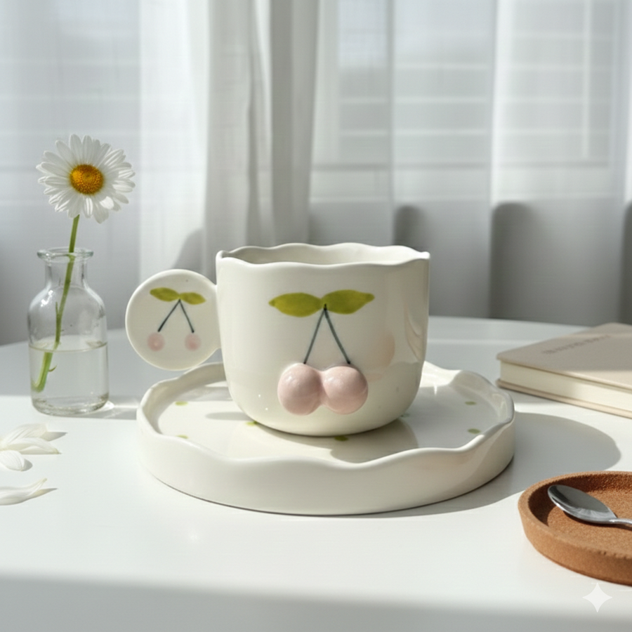 Elegant Cherry Cup