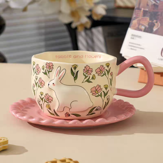 Flowery Bunny Cup