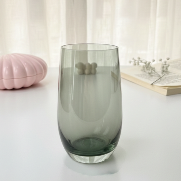 Green Glassy Cup