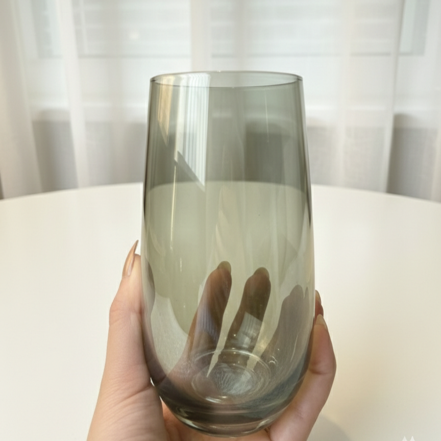 Green Glassy Cup