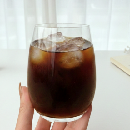 White Glassy Cup