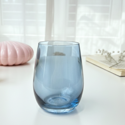 Blue Glassy Cup