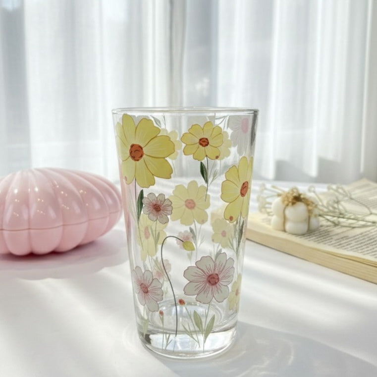 Yellow juicy flowery Cup