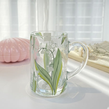 Big Green glassy flowery Cup