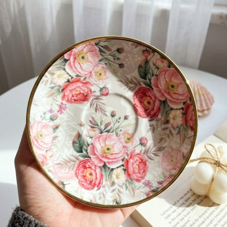 Full Set Of Fluffy Flora Cup Coffee Size