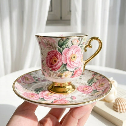 Full Set Of Fluffy Flora Cup Coffee Size