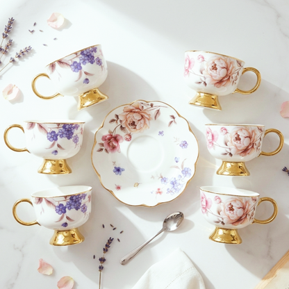 Full Set Of Bloomlet Cup Coffee Size