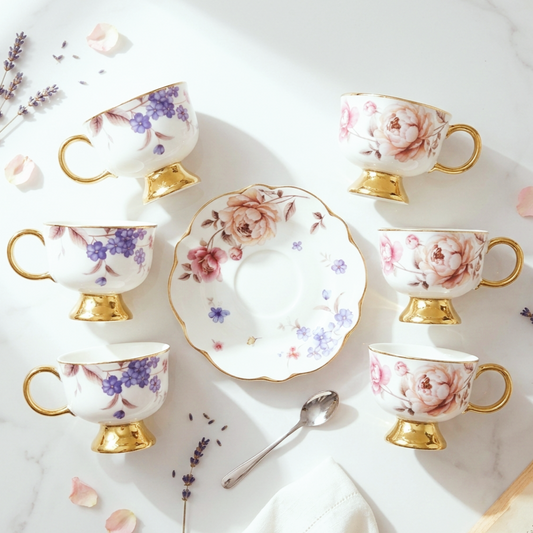 Full Set Of Bloomlet Cup Coffee Size