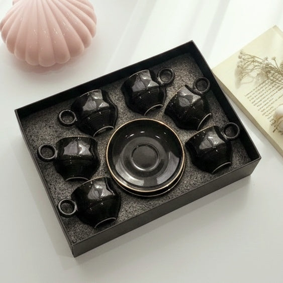 Full Set Of Ribblack Cup Coffee Size