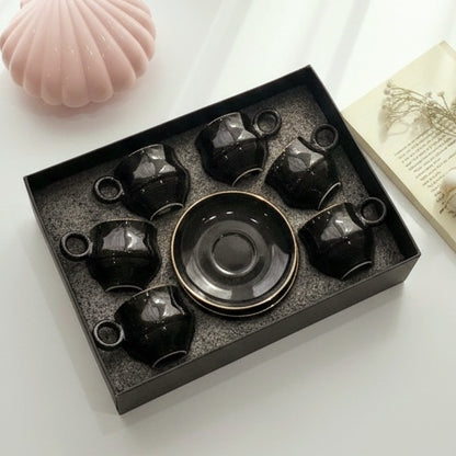 Full Set Of Ribblack Cup Coffee Size