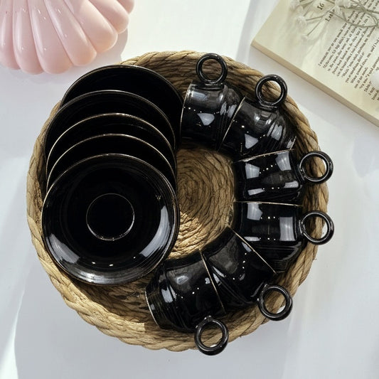 Full Set Of Ribblack Cup Coffee Size