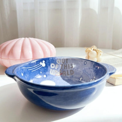 Blue Mickey Bowl With Hand