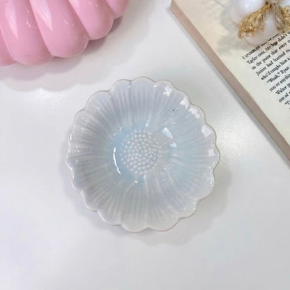 Colourful Flowery Snacks Plate