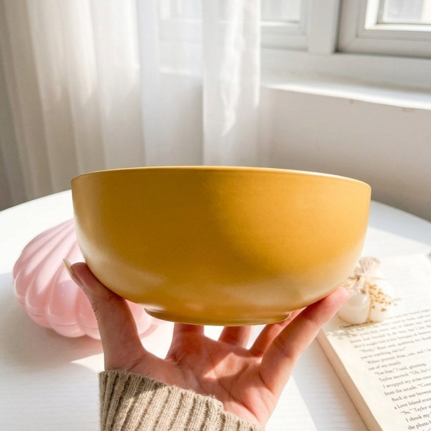 Matt Yellow Bowl