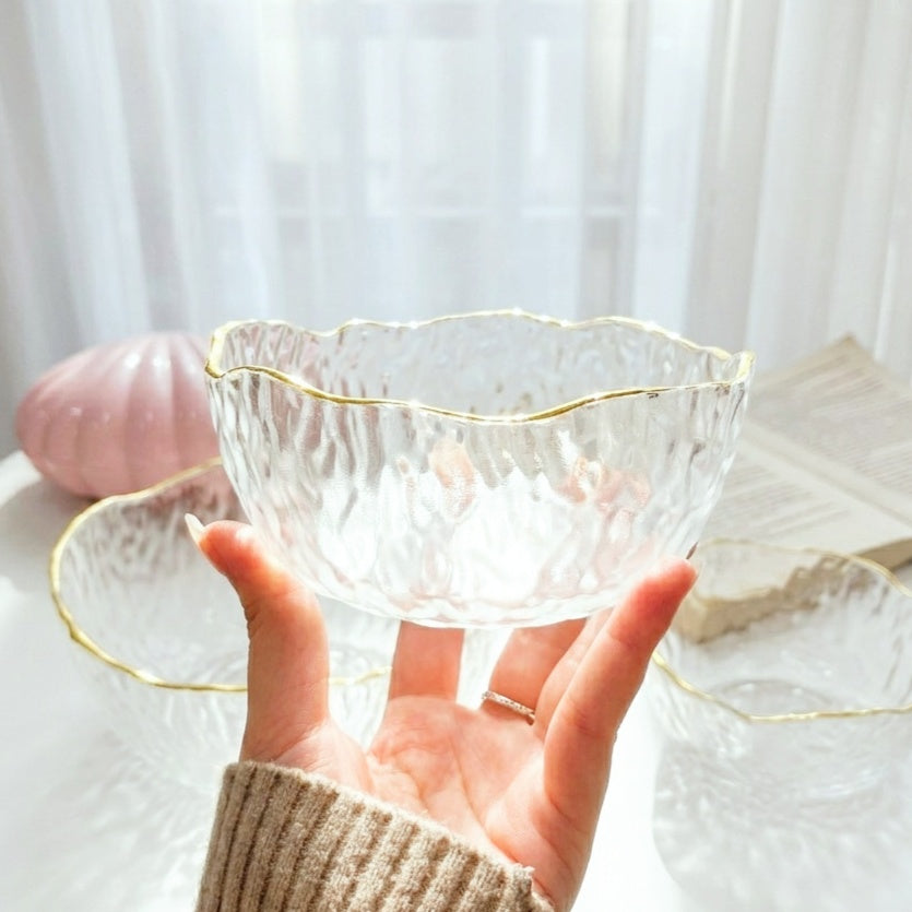 White*Gold Glassy Set