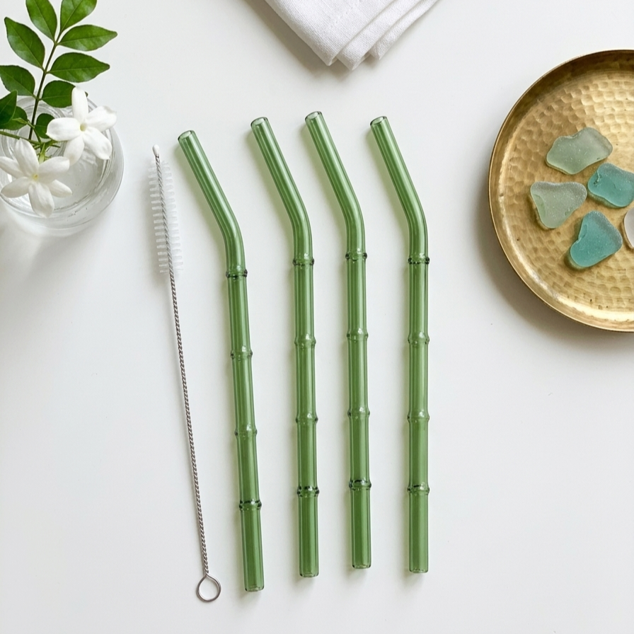 Green Straw Package