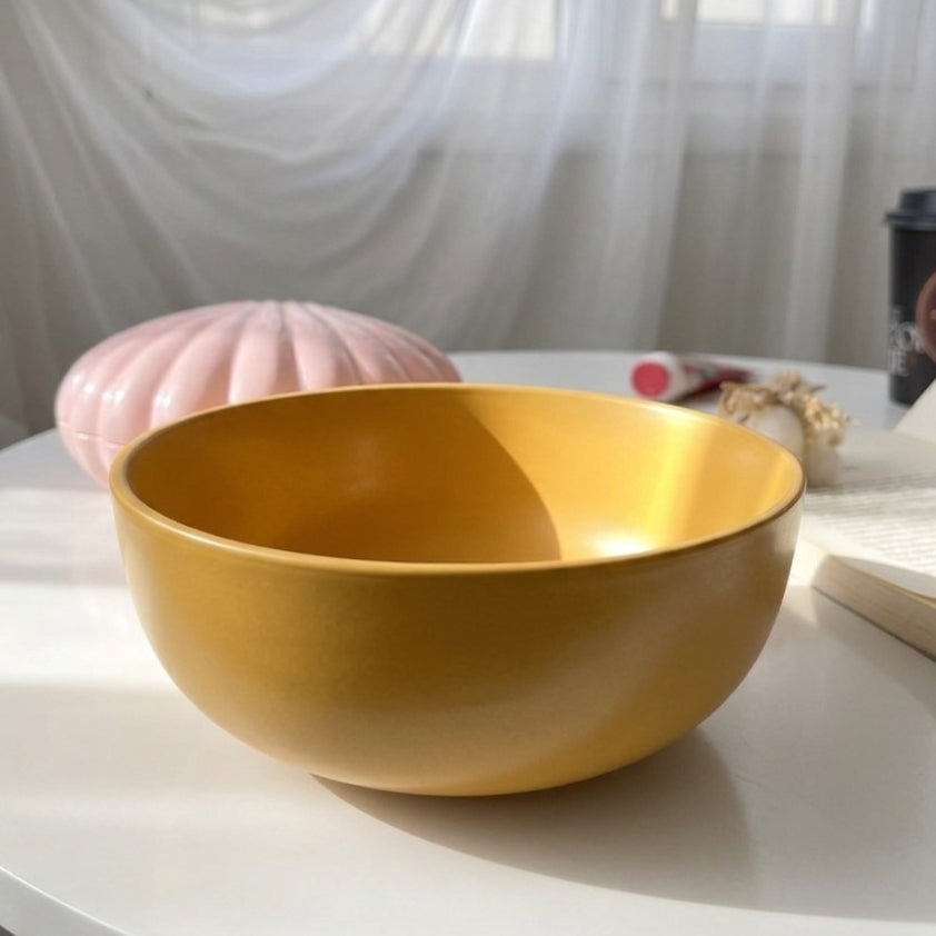Matt Yellow Bowl