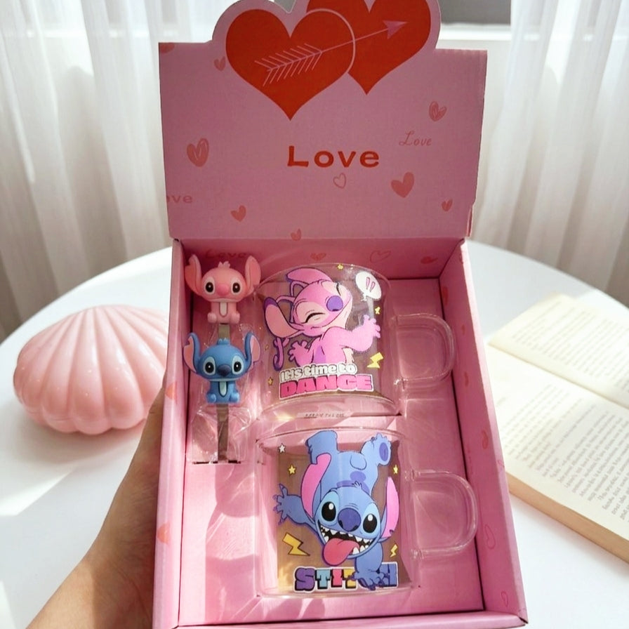 Stitch & Angel Set Mug