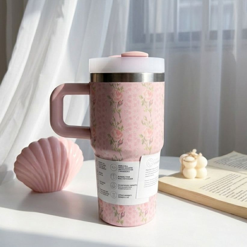 Pink Flowery Stanley 500 Ml