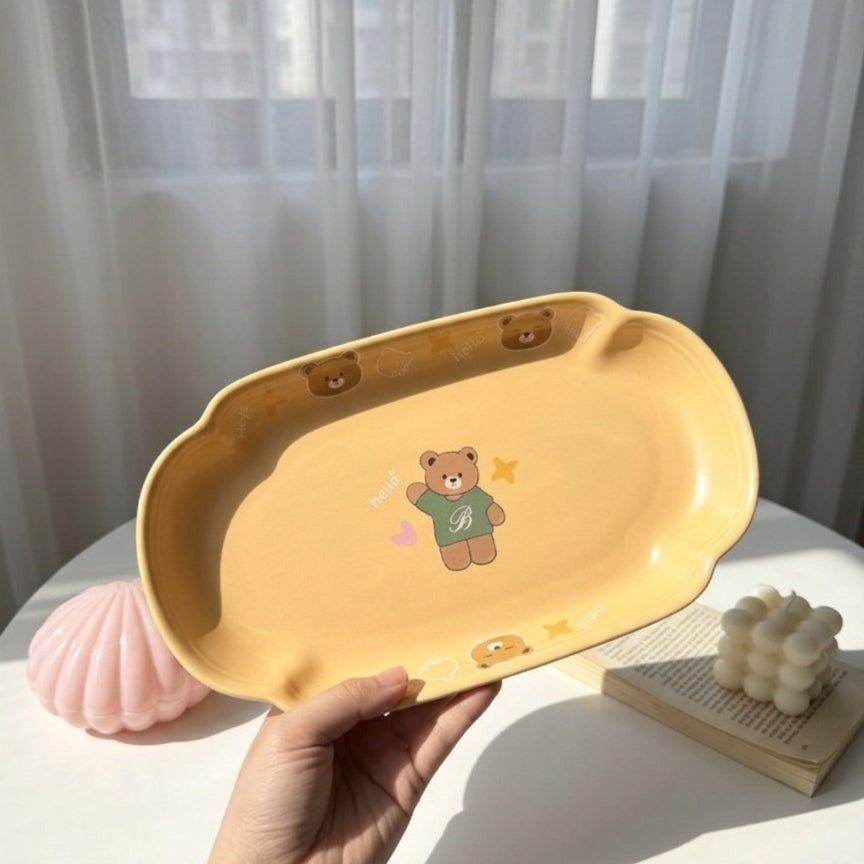 Yellow Bear Serving Plate