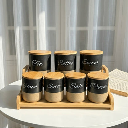 Two-tone spice organizer set